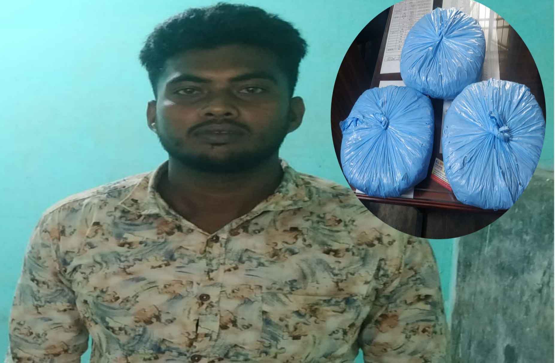 টুঙ্গিপাড়ায় গাঁজাসহ যুবক গ্রেপ্তার