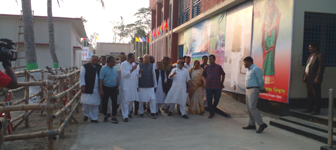 কোটালীপাড়ায় প্রধানমন্ত্রীর জনসভাস্থল পরিদর্শন করলেন আওয়ামী লীগ নেতৃবৃন্দ