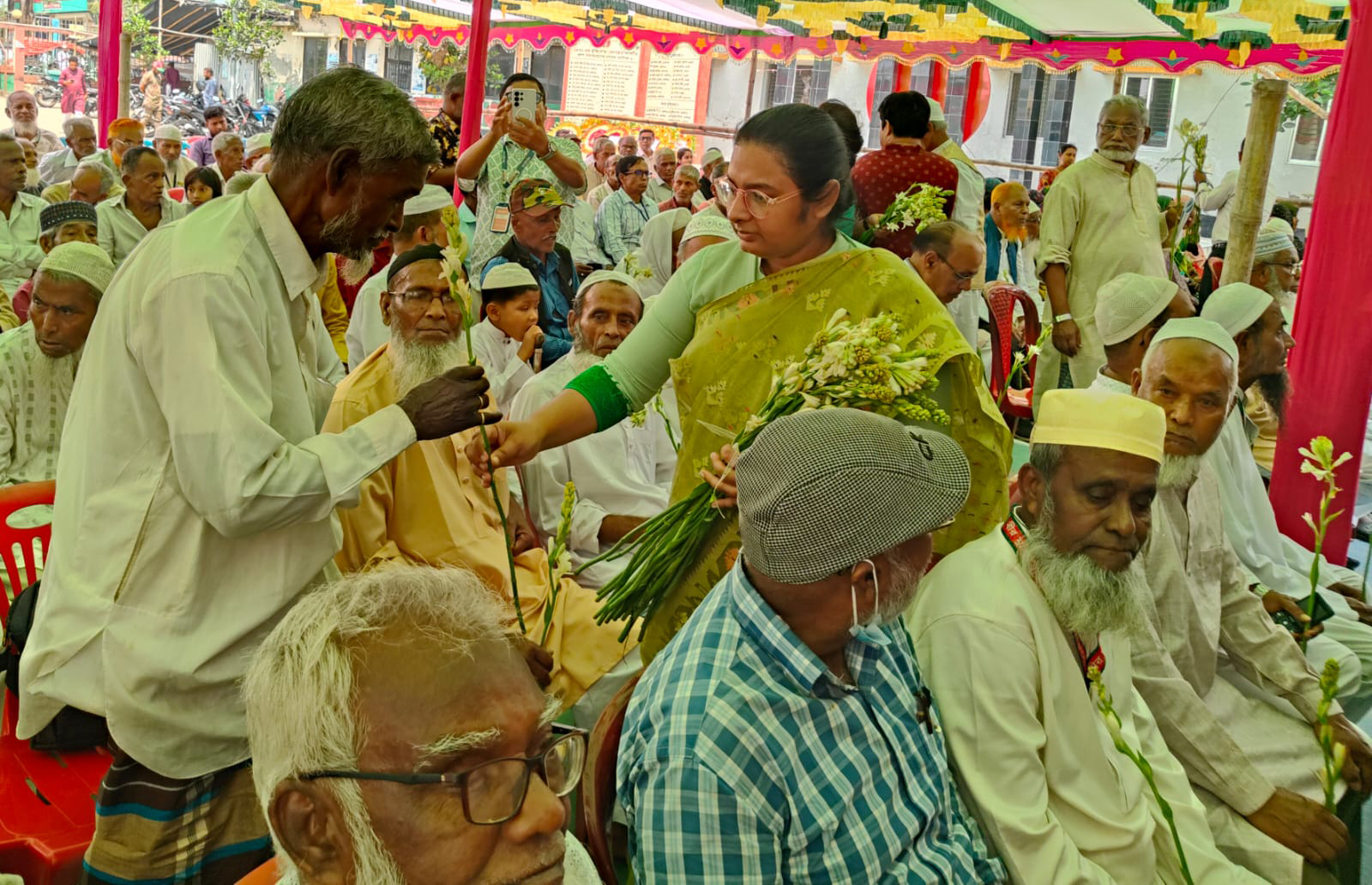 কোটালীপাড়ায় বীর মুক্তিযোদ্ধাদের সংবর্ধনা