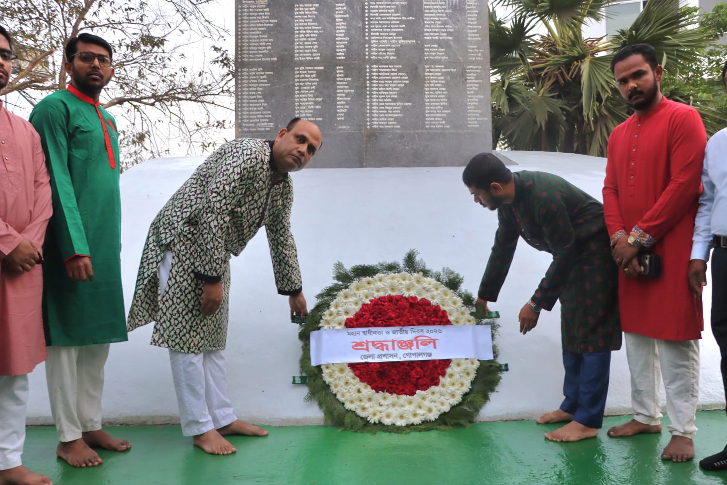 গোপালগঞ্জে যথাযোগ্য মর্যাদায় মহান স্বাধীনতা ও জাতীয় দিবস পালন
