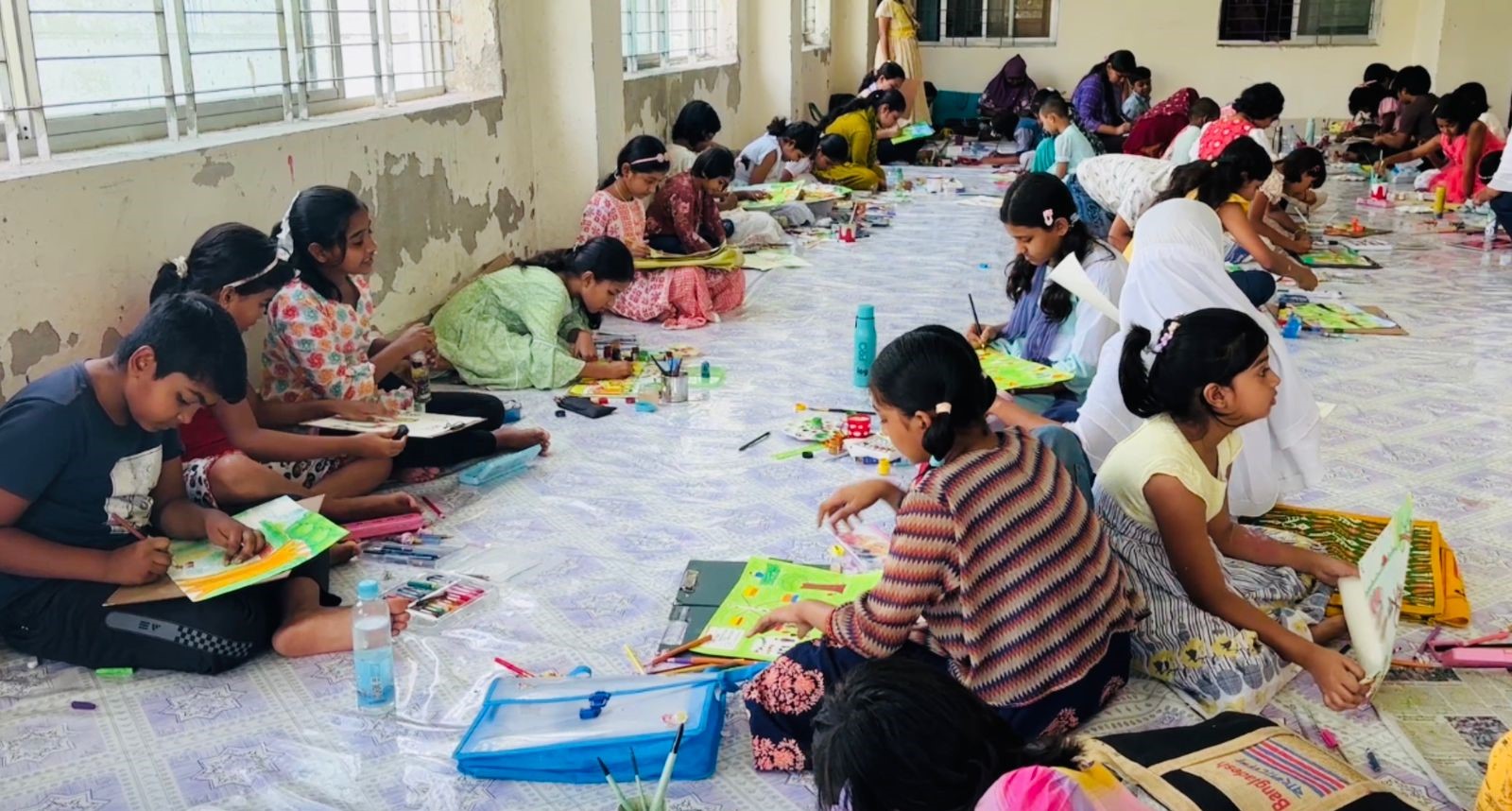 গোপালগঞ্জে বাংলা নববর্ষ পালন উপলক্ষে চিত্রাঙ্কন প্রতিযোগিতা