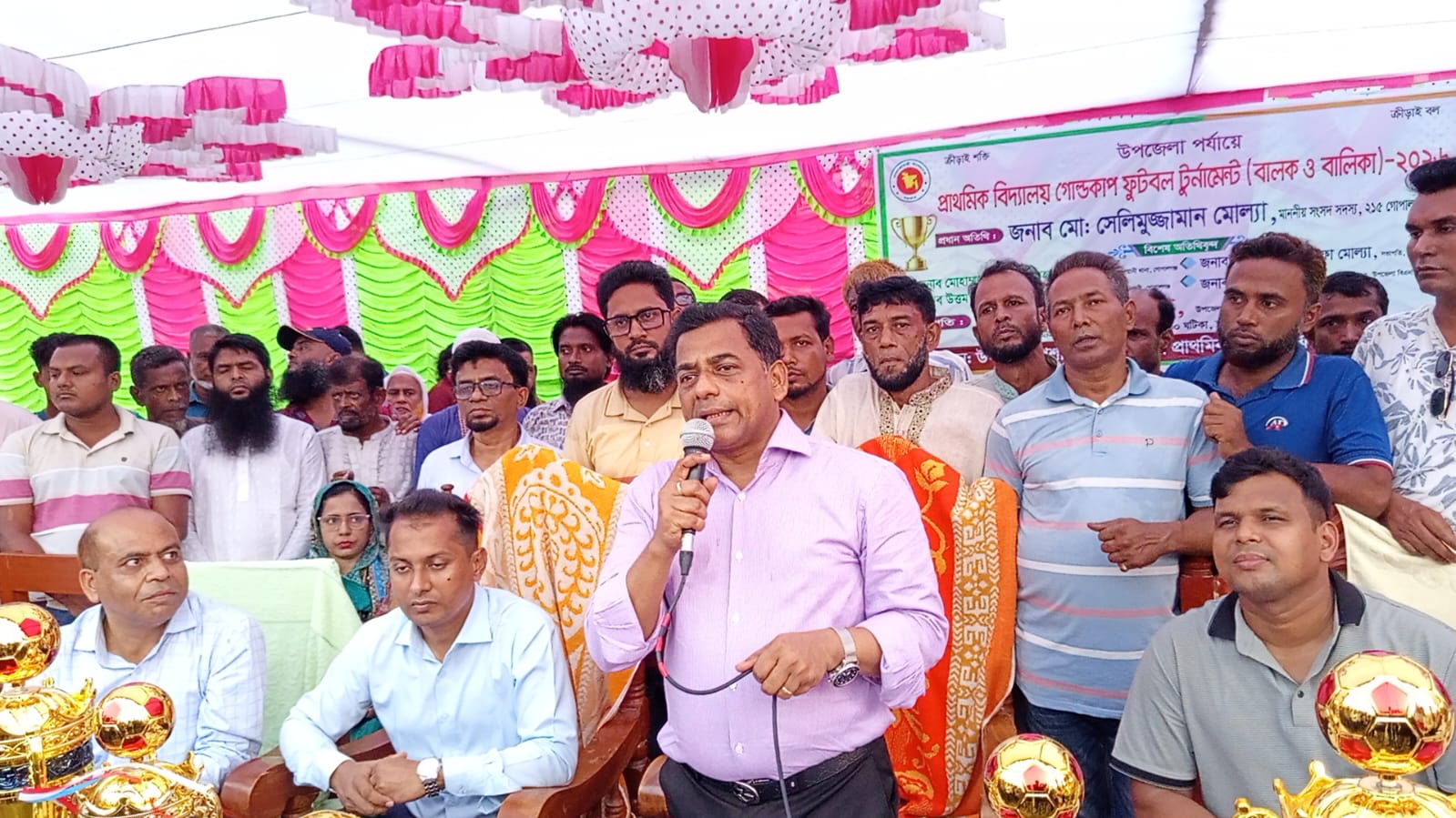 মাদকমুক্ত সমাজ গড়তে খেলাধুলার বিকল্প নেই- এমপি সেলিমুজ্জামান