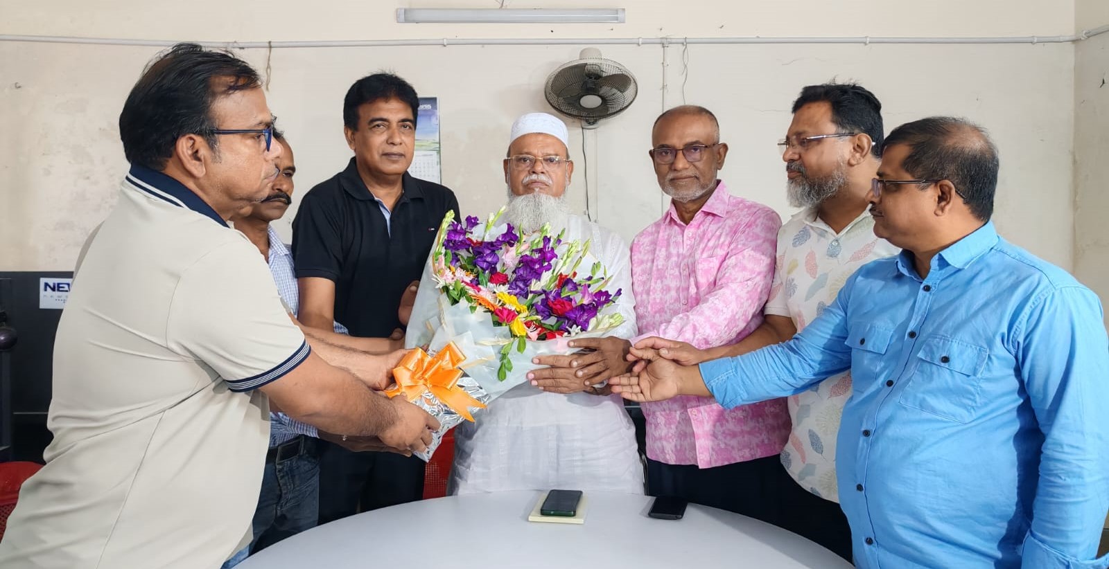 জেলা পরিষদের প্রশাসককে গোপালগঞ্জ রিপোর্টার্স ফোরামের পক্ষ থেকে সংবর্ধনা