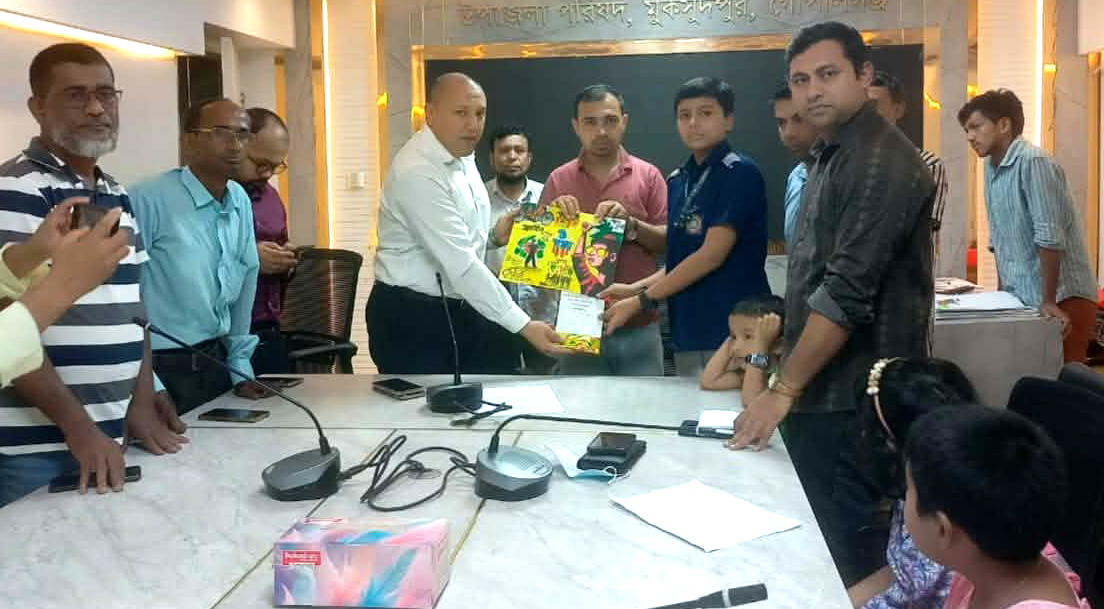 মুকসুদপুরে ‘রক্তাক্ত জুলাই’ শীর্ষক চিত্রাঙ্কন প্রতিযোগিতা অনুষ্ঠিত