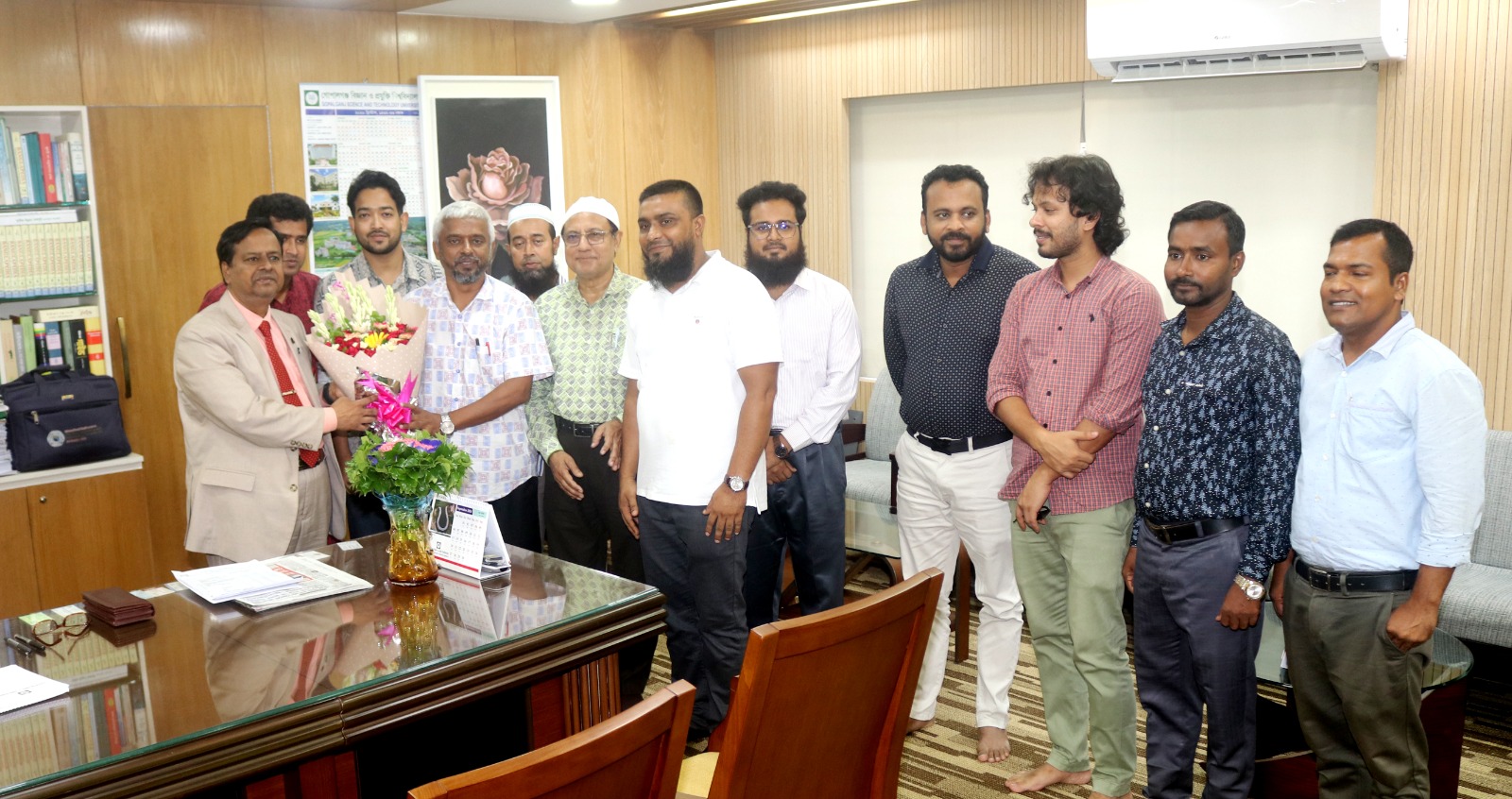 গোবিপ্রবির নবনিযুক্ত কোষাধ্যক্ষের যোগদান